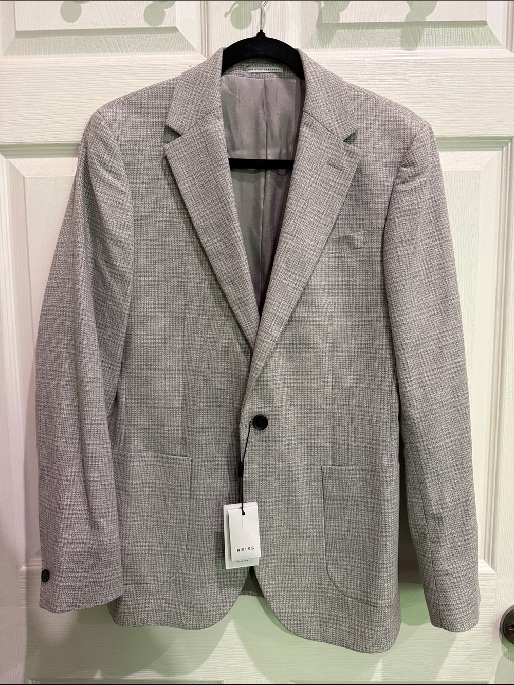Reiss blazer, men’s, soft grey